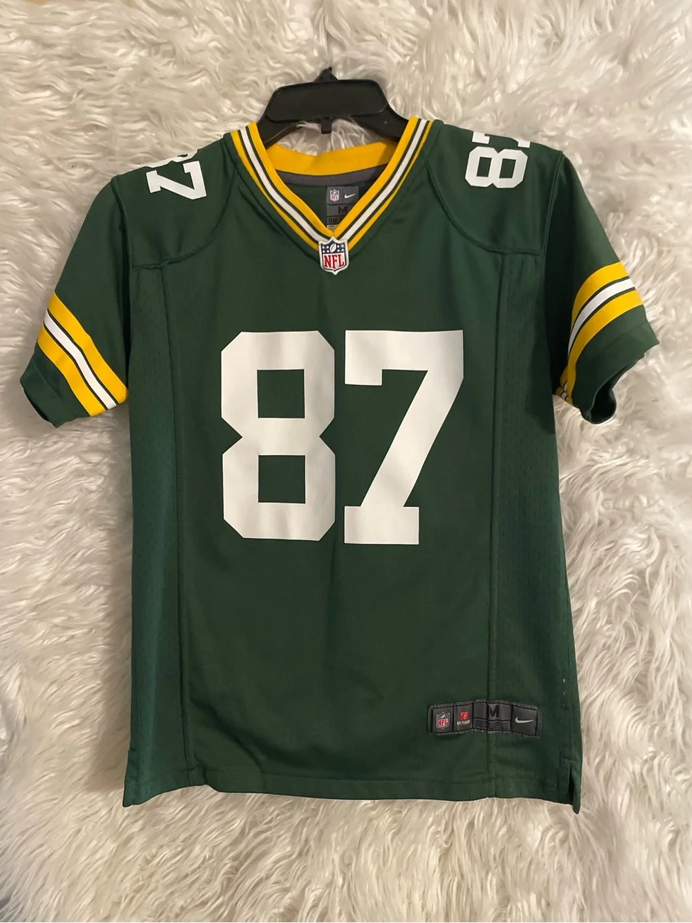 Green Bay Packers Jordy Nelson #87 Nike On Field Youth Jersey. Medium (10/12)
